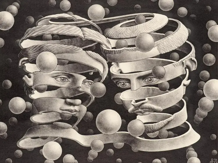Bond of Union, 1956,  ©M.C. Escher